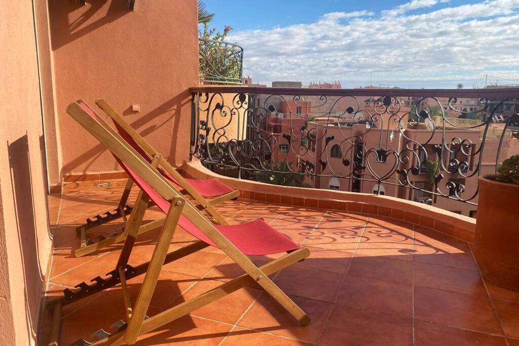 Sunny Terrace & Comfy Beds In Marrakech Apartment Маракеш Екстериор снимка